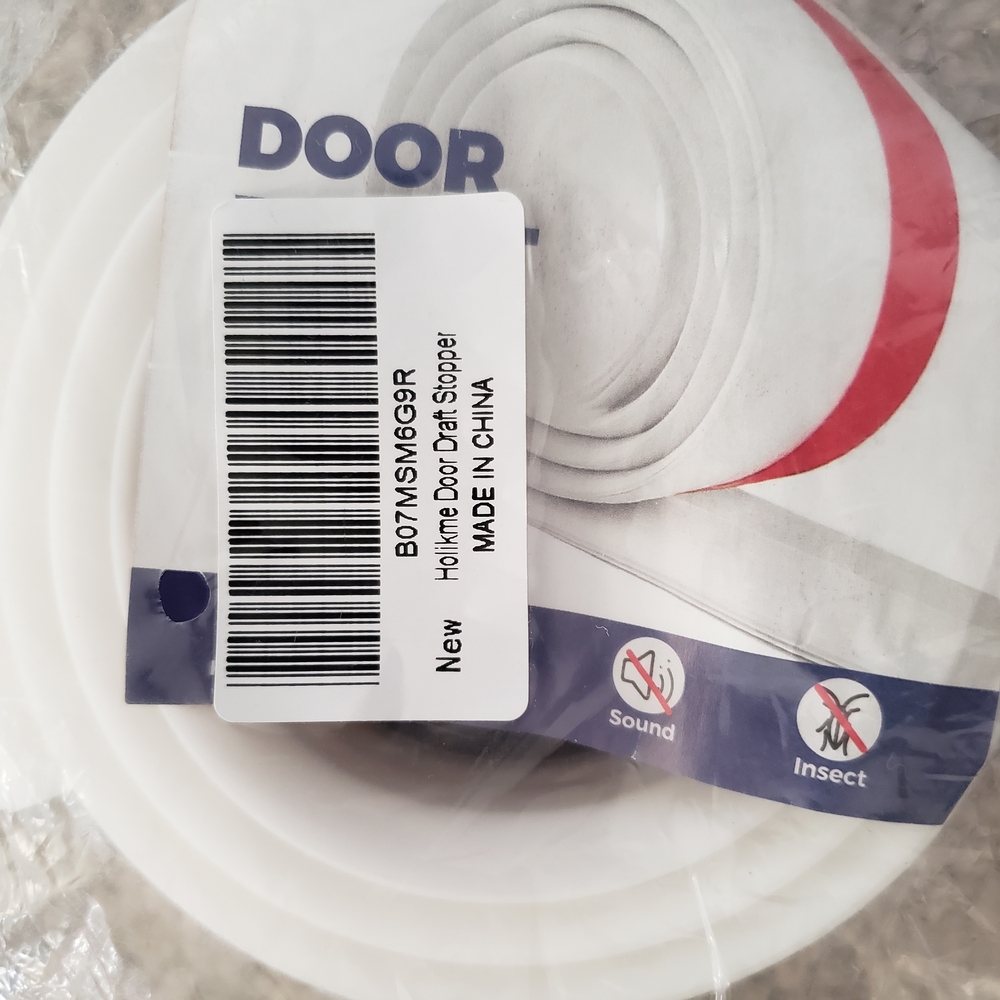 White Door Draft Stopper
